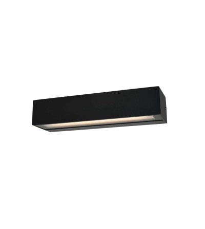 APLIQUE DOME 16W CCT SWITCH NEGRO IP65