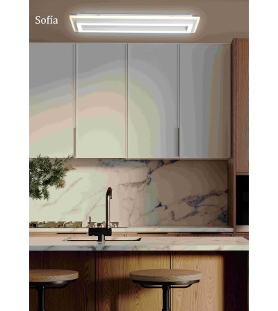 PLAFON SOFIA 60W BLANCO CCT SWITCH 600mm