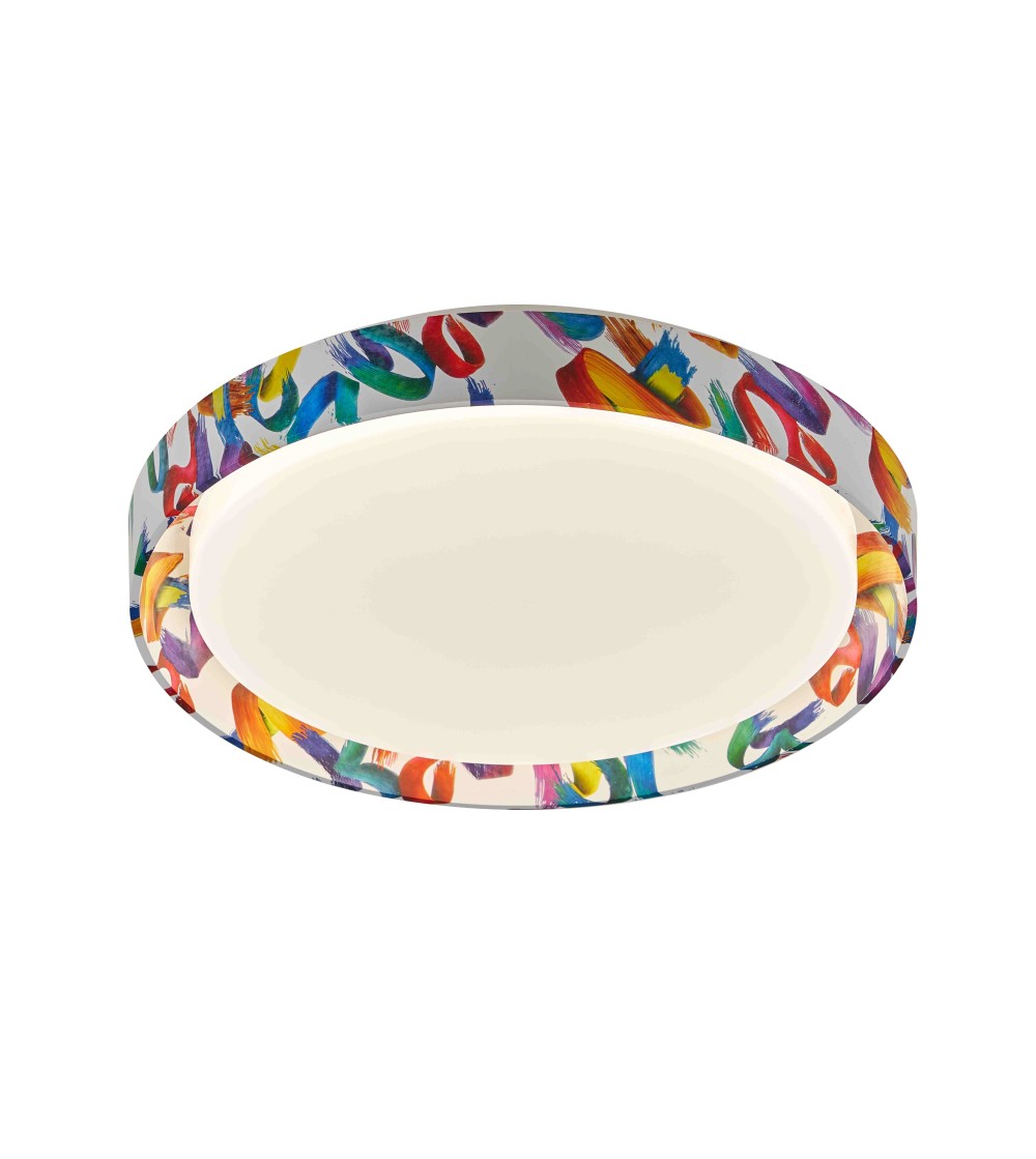 PLAFON MONET 60W MULTICOLOR CCT 400Ø