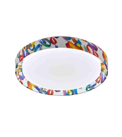 PLAFON MONET 60W MULTICOLOR CCT 400Ø