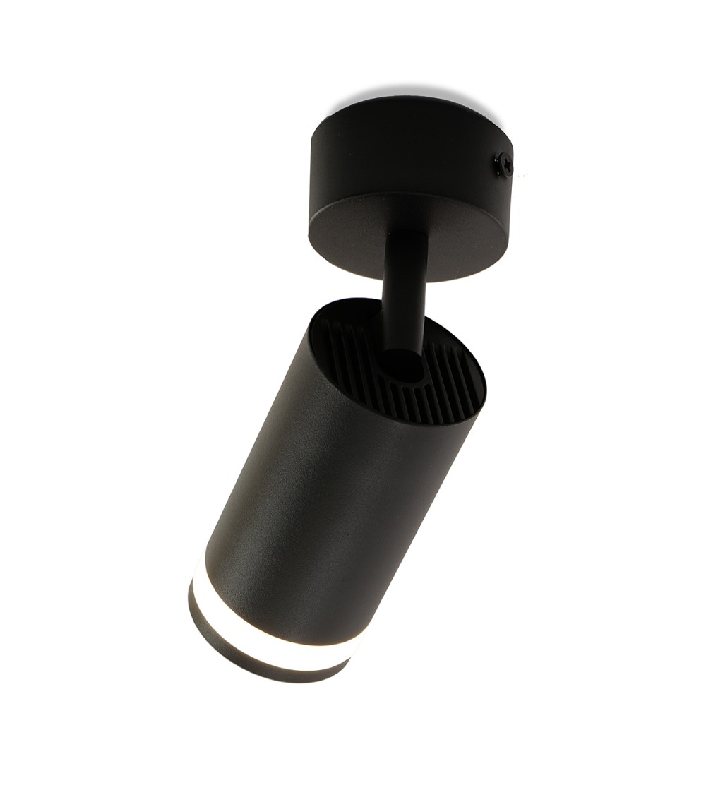 FOCO DIVO 1L GU10 NEGRO