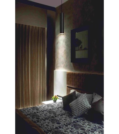 COLGANTE DIVO 1L GU10 NEGRO