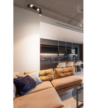 REGLETA DIVO 3L NEGRO