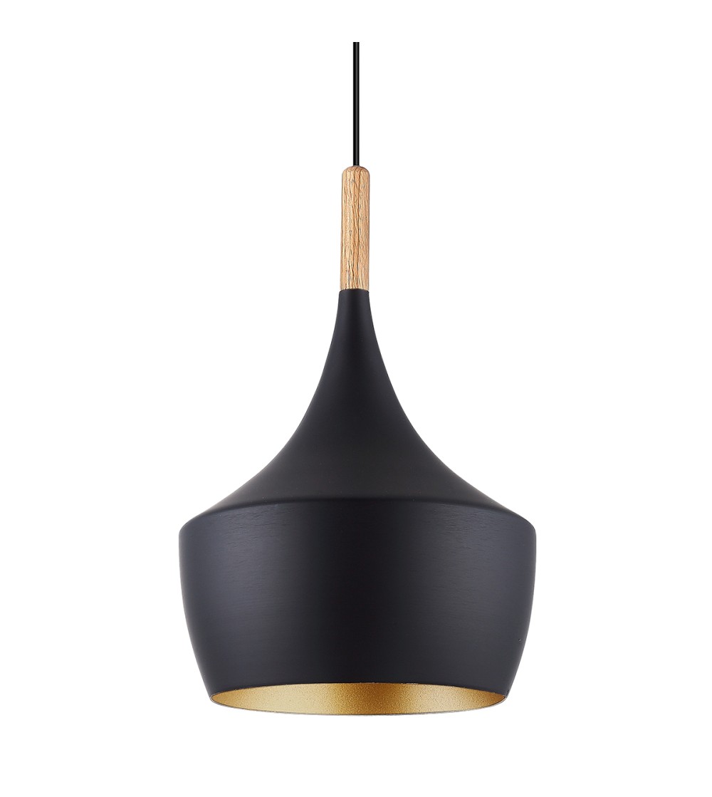 COLGANTE LUND NG/ORO 1xE27 240mm x360mm