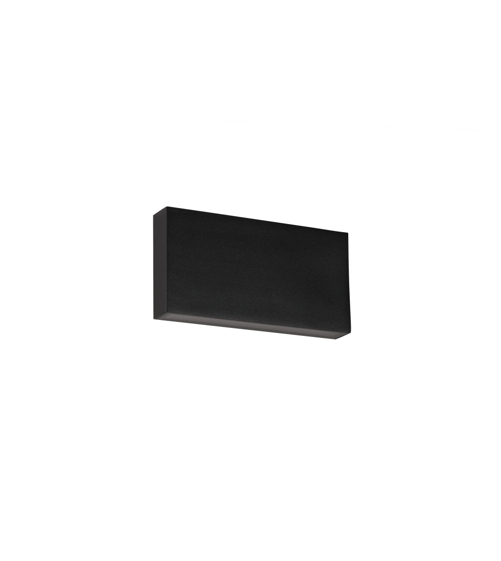 APLIQUE THOR 12W CCT SWITCH NEGRO IP54