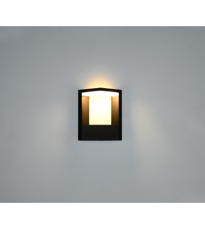 APLIQUE ZANE 10W 3000K NEGRO IP65