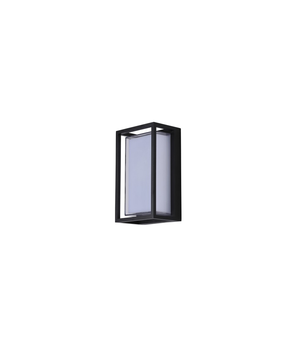 APLIQUE LITT 12W CCT SWITCH NEGRO IP65
