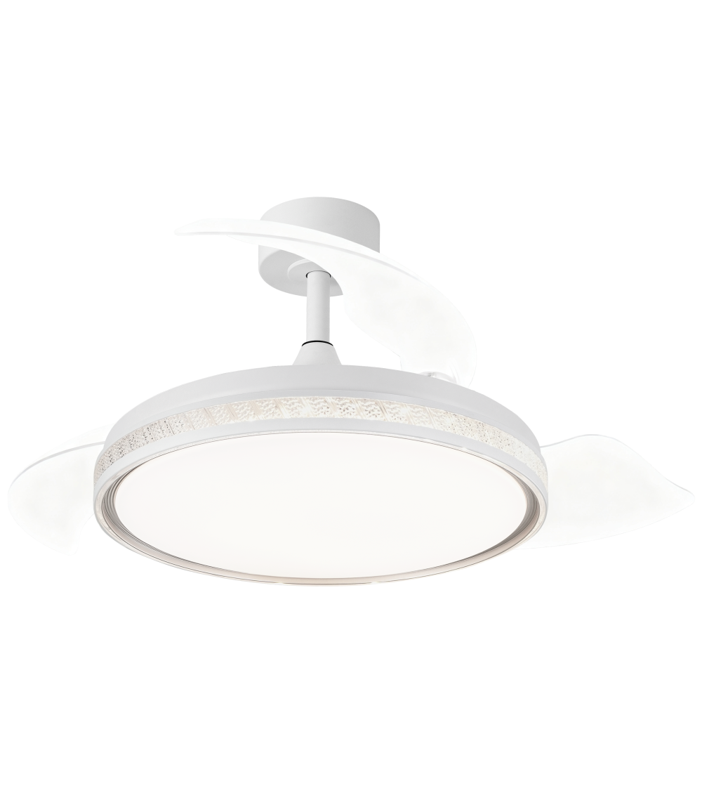 VENTILADOR BRILLIANT50W BLANCO CCT 1100Ø