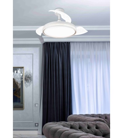 VENTILADOR BRILLIANT50W BLANCO CCT 1100Ø