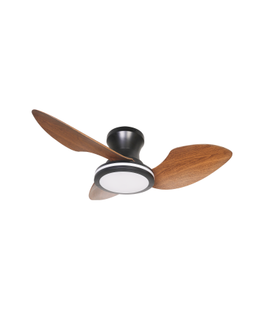 VENTILADOR KAWAI 30W NEGRO NOGAL CCT 800Ø