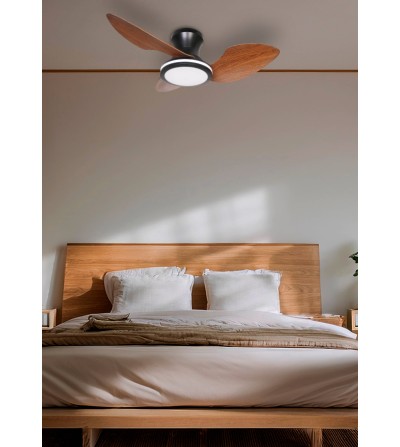 VENTILADOR KAWAI 30W NEGRO NOGAL CCT 800Ø