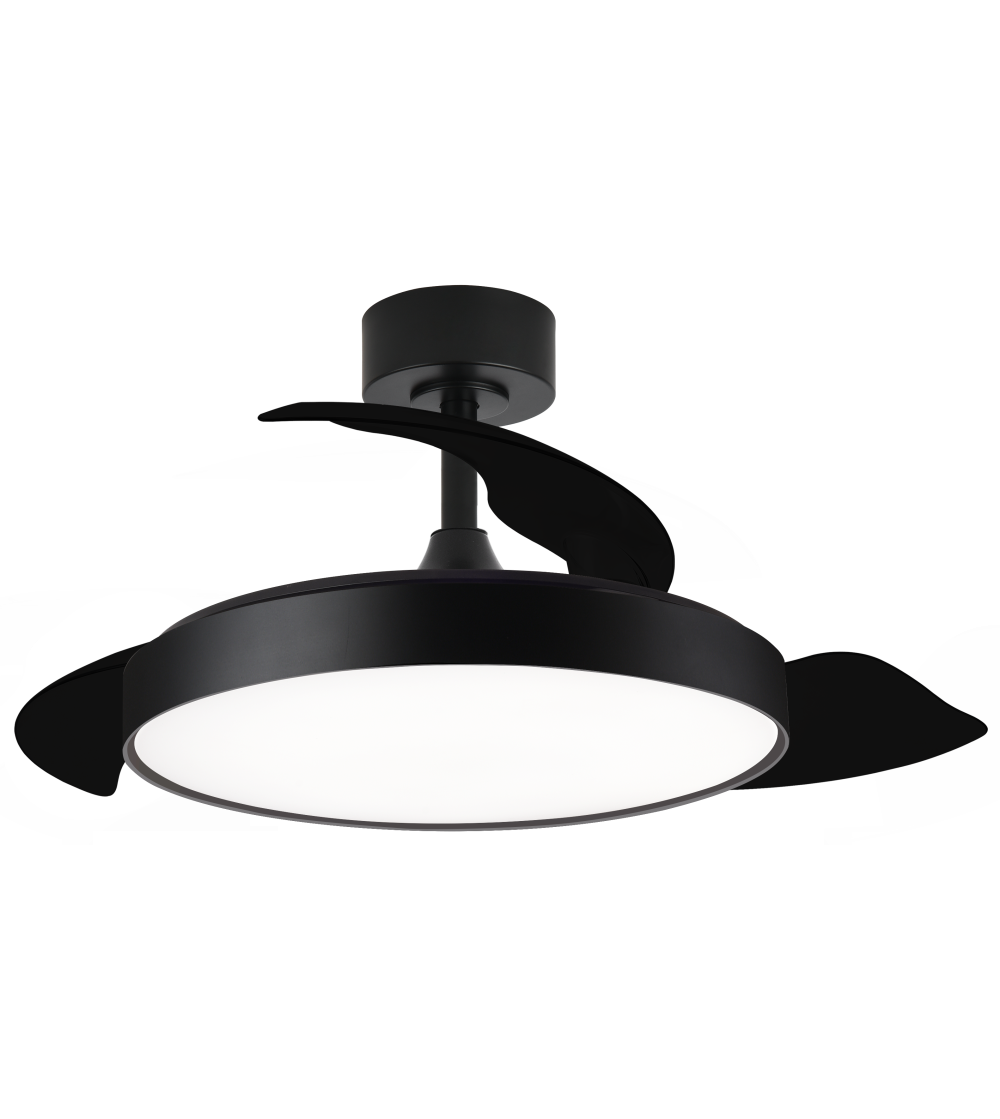 VENTILADOR SIDNEY 50W NEGRO CCT 1100Ø