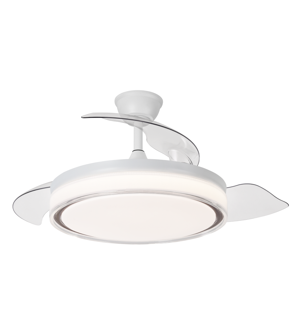 VENTILADOR BARI MINI 43W BLANCO CAFÉ CCT 980Ø