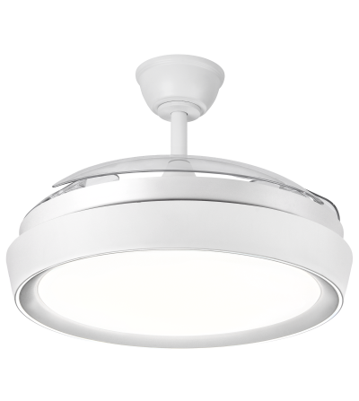 VENTILADOR NIZA MINI 43W BLANCO CCT 980Ø