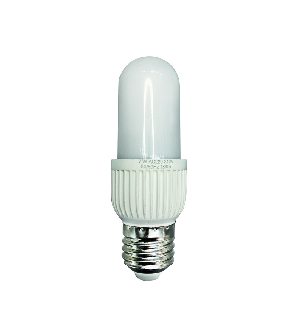 BOMBILLA LED TUBULAR  E27 7W 6500K