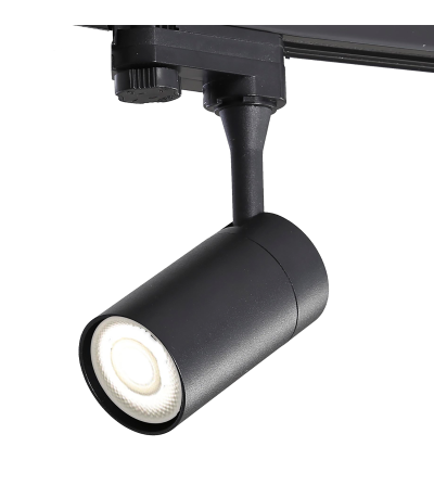 FOCO CARRIL KOLN 1xGU10 TRIFASICO NEGRO