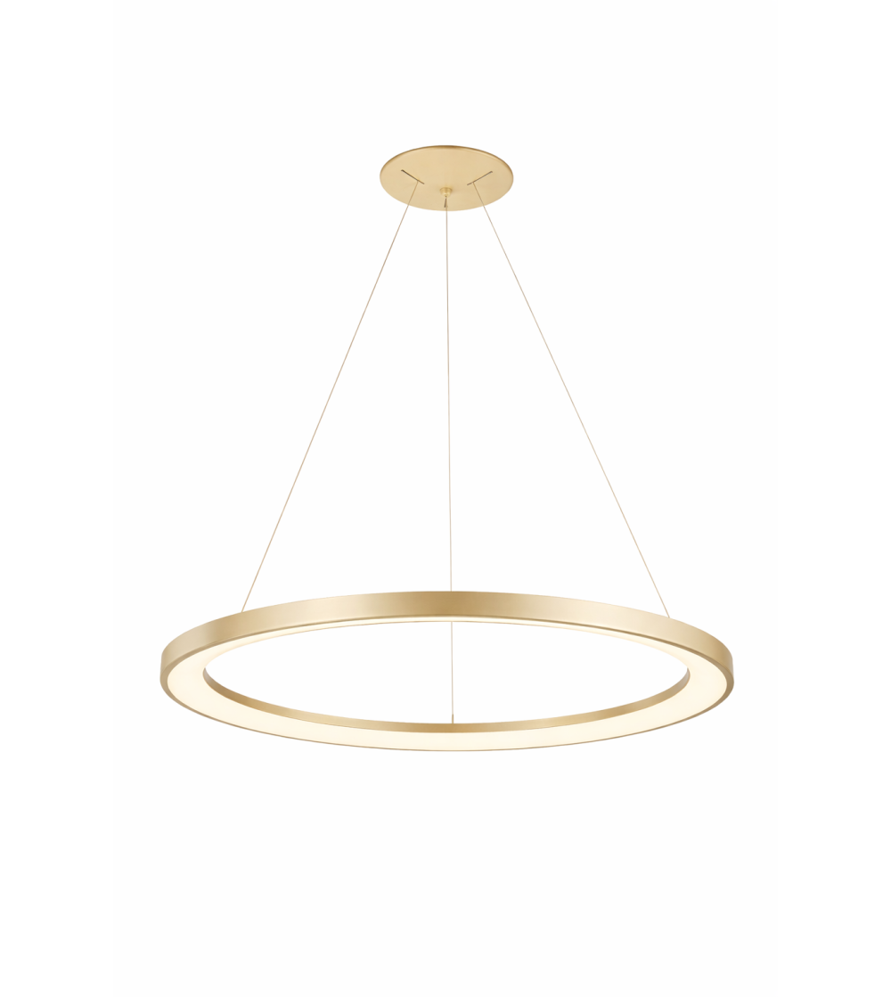 COLGANTE LEIDEN 45W ORO CCT TUYA + ALEXA 580Ø