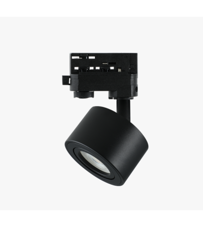 FOCO CARRIL TRIFASICO HARDMAN NEGRO 7W CREE CCT