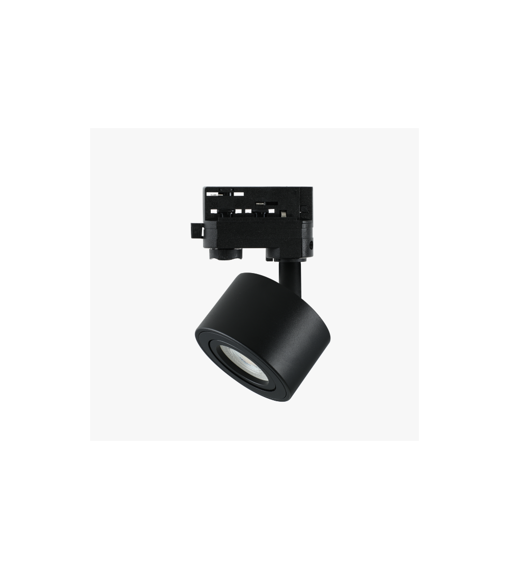 FOCO CARRIL TRIFASICO HARDMAN NEGRO 7W CREE CCT