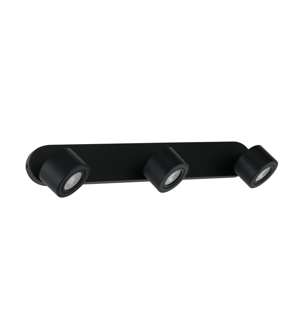 BASE HARDMAN NEGRO 3x7W CREE CCT