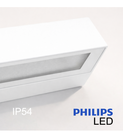 APLIQUE DOME 16W CCT SWITCH BLANCO  IP54