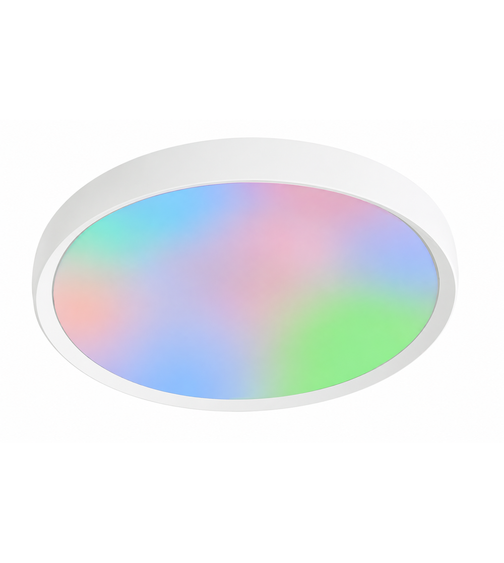 PLAFON GAMER 60W BLANCO RGB APP 400Ø