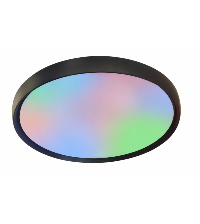 PLAFON GAMER 60W  NEGRO RGB APP 400Ø
