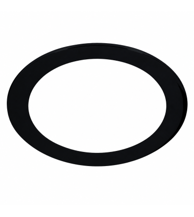 ARO DECORATIVO NEGRO 120mm REDONDO