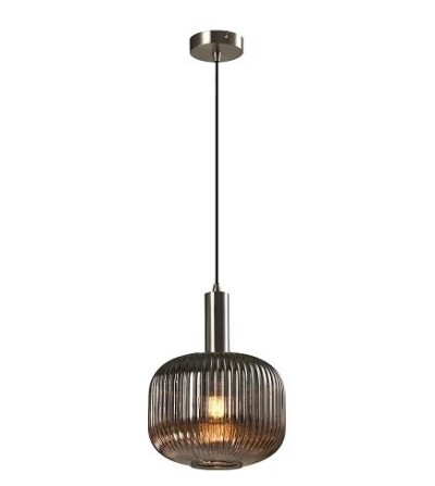 COLGANTE MOKA SMOKE SILVER 255Ø