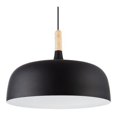 COLGANTE NARVIK NEGRO 1xE27 460 x250mm