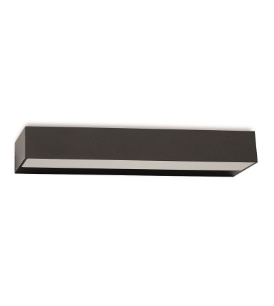 APLIQUE DOME 16W CCT SWITCH NEGRO IP54