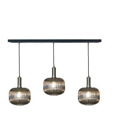 COLGANTE MOKA SMOKE SILVER 255Ø