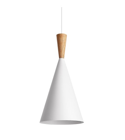 COLGANTE MOSS BLANCO 1xE27 185 x390mm