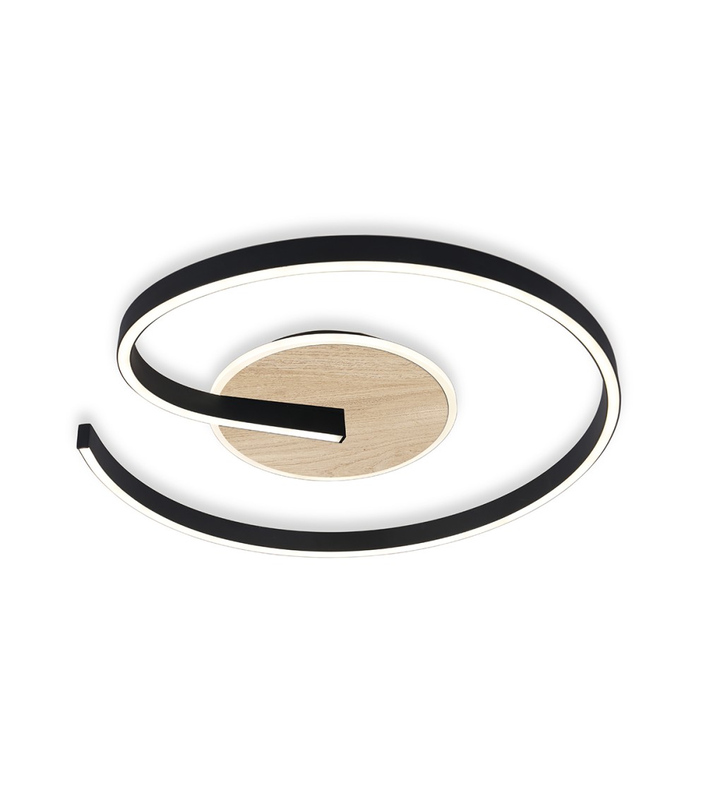 PLAFON RENNES 60W CCT NEGRO-HAYA 500Ø