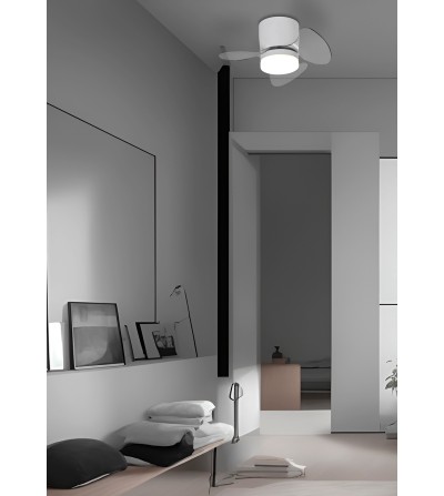 VENTILADOR DUBAI 30W BLANCO CCT APP 550Ø