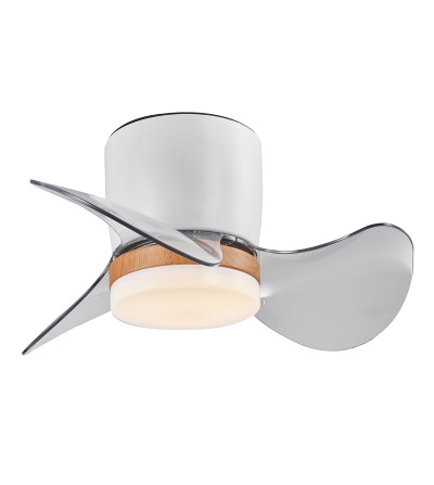 VENTILADOR DUBAI 30W BLANCO HAYA CCT APP 550Ø