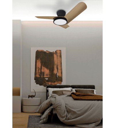 VENTILADOR SKY MAXI 30W NEGRO HAYA CCT 800Ø