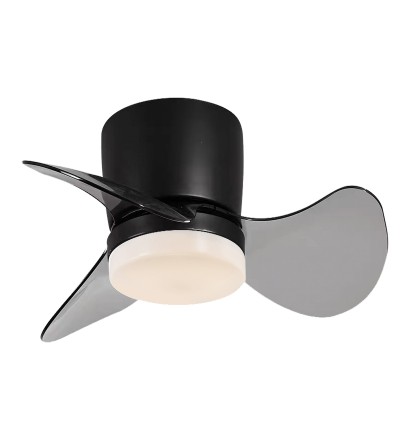 VENTILADOR DUBAI 30W NEGRO CCT APP 550Ø