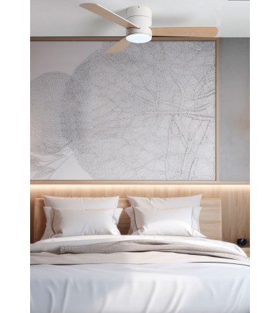 VENTILADOR THANOS MINI 24W BLANCO CCT 1070Ø