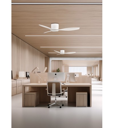 VENTILADOR STUTTGART SIN LUZ BLANCO 1220Ø