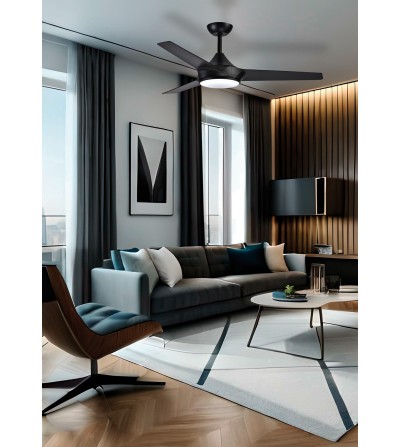 VENTILADOR MAUI 24W NEGRO CCT 1320Ø