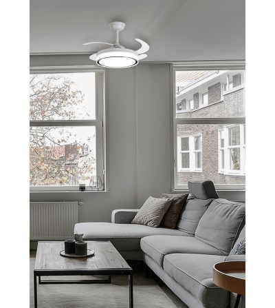 VENTILADOR BARI MINI 43W BLANCO CAFÉ CCT 980Ø