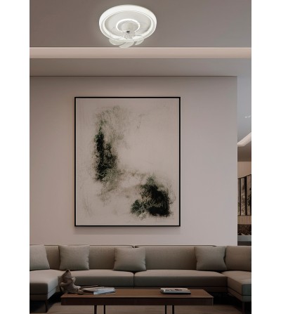 VENTILADOR OSAKA 68W+16W BLANCO CCT 500Ø