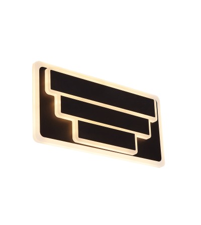 APLIQUE TEKTRUM 43W NEGRO 3000K-4000K-6000K