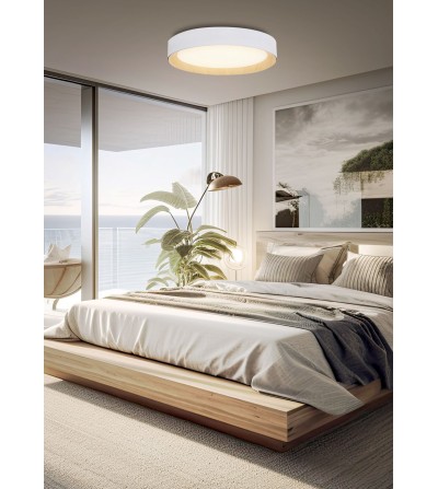 PLAFON NAIROBI BLANCO LED 72W CCT 600Ø