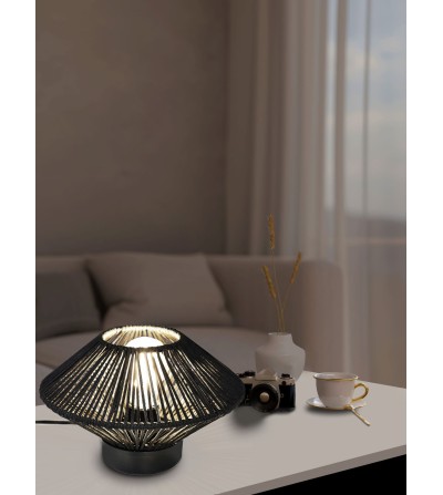 SOBREMESA LAOS NEGRO 1L E-27 240Ø