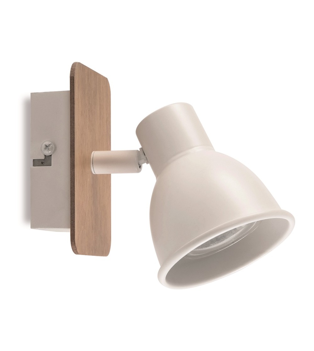 BASE MIKO BLANCO 1L GU10 MADERA