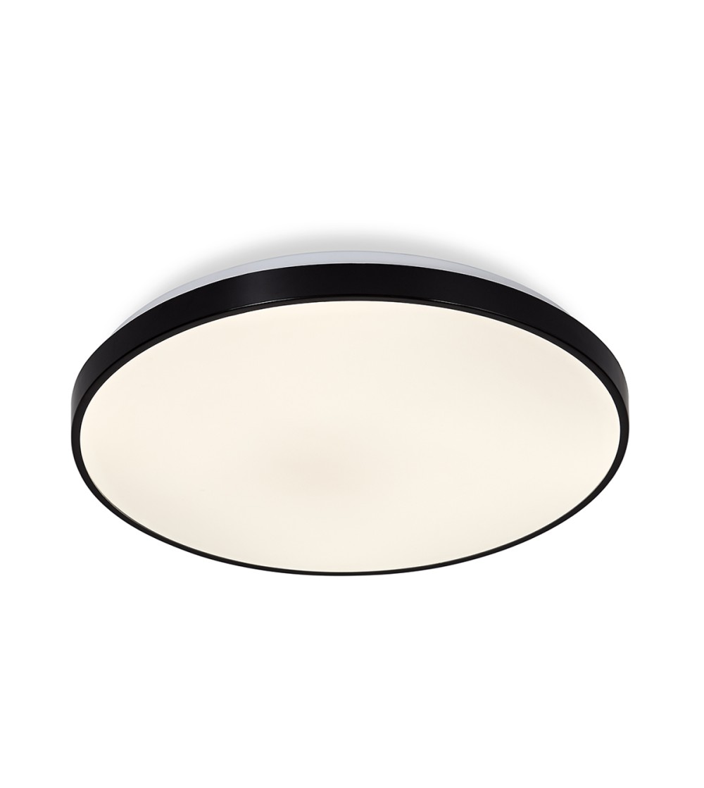 PLAFON OVA BLACK LED 80W 3K-4K-6K 500mm
