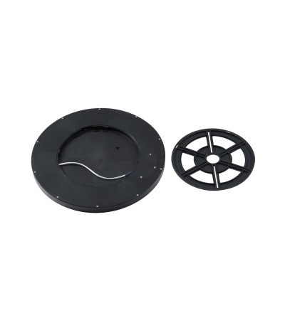 PLAFON UFO 28W CCT SWITCH NEGRO 300Ø