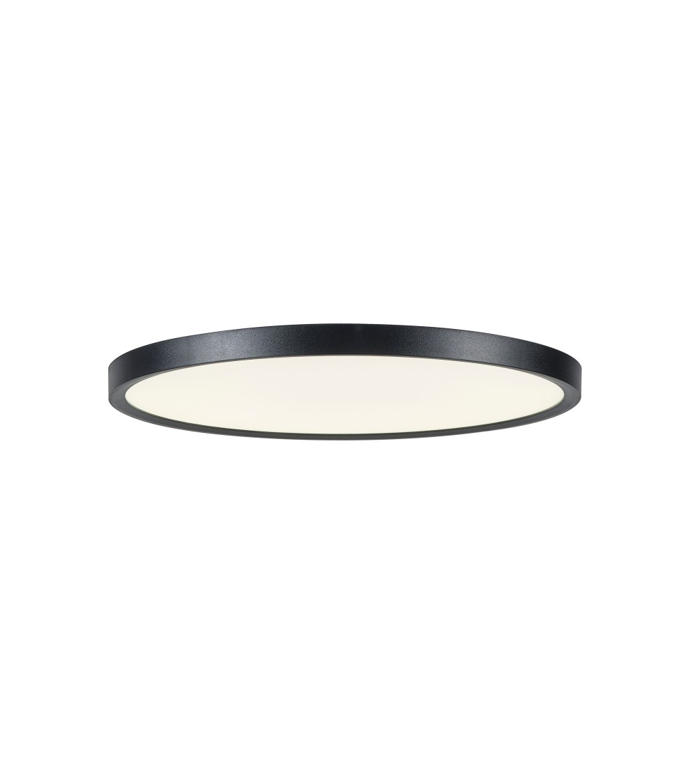PLAFON UFO 36W CCT SWITCH NEGRO 400Ø